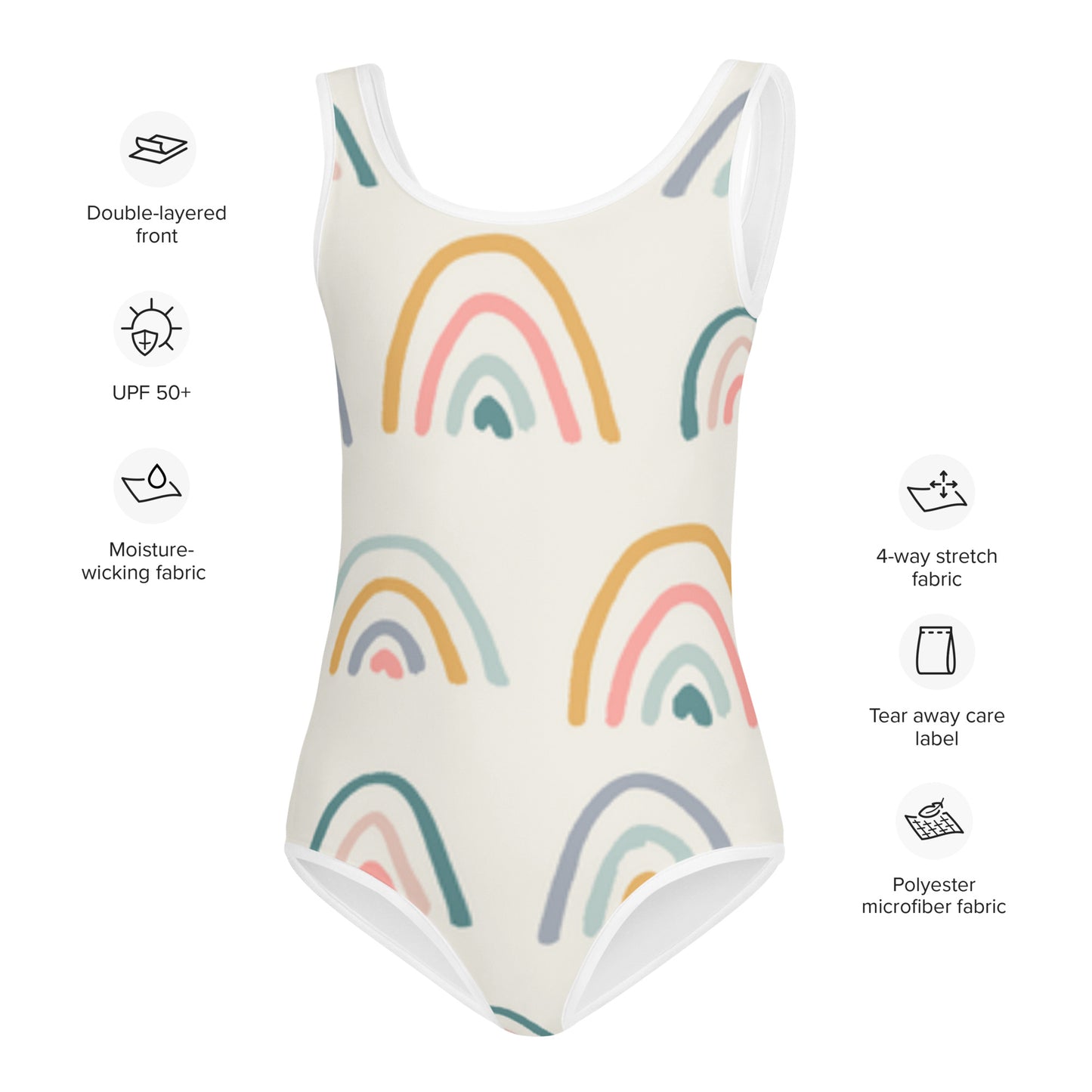 All-Over Print Kids Swimsuit